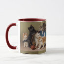 Recherche de chatons vintages tasses Bleu