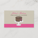 Suche nach schokoladenkuchen visitenkarten Backwaren