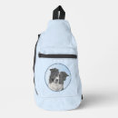 Recherche de chien de border collie sacs Noir et blanc