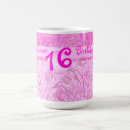 Recherche de bonbon 16 tasses Rose
