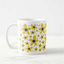 Recherche de fleurs bleues jaunes tasses Pour eux