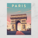 Suche nach der arc de triomphe postkarten Reise