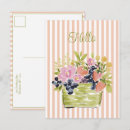 Recherche de fruit vert cartes postales Aquarelle