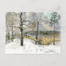 Recherche de village de neige cartes postales Aquarelle