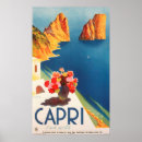 Suche nach capri italy poster Vintag