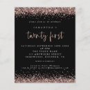 Recherche de rose gold glitter invitations Sparkle
