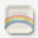 Recherche de rainbow paper assiettes Pour elle