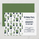 Recherche de motif cactus invitations Mexicain