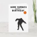 Recherche de zombie anniversaire cartes Drôle