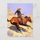 Suche nach frederic remington postkarten Vintag