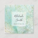 Suche nach türkis aquarell visitenkarten Schönheitssalon