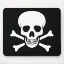Suche nach totenkopf mit gekreuzter knochen mousepads Pirat
