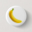 Recherche de banane jaune badges Fruit