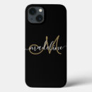 Recherche de typographie moderne iphone coques Calligraphie de script élégante