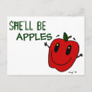 Recherche de fruit heureux cartes postales Dessin