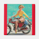 Recherche de vintage moto magnets Rétro