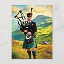 Recherche de cornemuses cartes postales Kilts