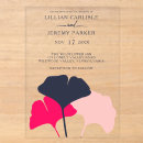Recherche de feuille de ginkgo invitations Moderne