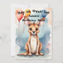 Recherche de partie de de kangourou invitations Animaux australiens mignons