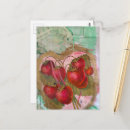 Recherche de rose fraise cartes postales Vert