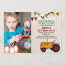 Recherche de de photo de tracteur invitations Rustique