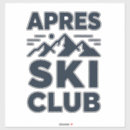 Recherche de apres ski autocollants Hiver