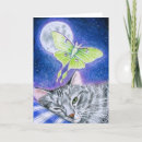 Recherche de luna vœux cartes Bleu