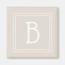 Recherche de et brun magnets Monogramme