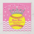 Recherche de softball party invitations Girl