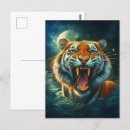 Recherche de tigres cartes postales Chat sauvage