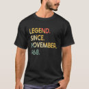 Suche nach legende seit 1968 tshirts Alt