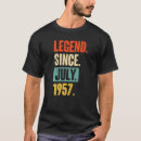 Suche nach legende seit 1957 tshirts Jahre