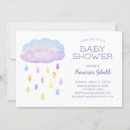Recherche de raindrops baby shower invitations Nuages