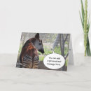 Suche nach okapi karten Waldgiraffe