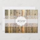 Recherche de bois de grange et dentelle invitations Couple