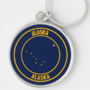 Suche nach alaska staat schlüsselanhänger Flagge