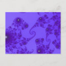 Recherche de hippocampe bleu cartes postales Violet