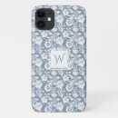 Recherche de damassé iphone4 coques Bleu