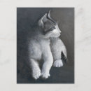 Recherche de chaton tigré cartes postales Peinture