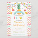 Recherche de adult luau anniversaire invitations Aquarelle