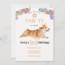 Recherche de welsh corgi invitations Fête d'anniversaire de corgi