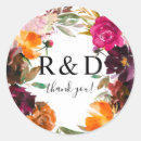 Recherche de rose et orange autocollants Monogramme