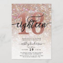 Recherche de 18 ans anniversaire invitations Chic