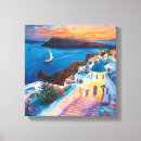 Suche nach griechische insel leinwandbilder Oia
