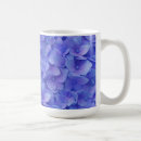 Recherche de hortensias bleus tasses Violet