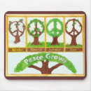 Recherche de paix terre tapis souris Symbole de paix