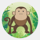 Suche nach niedlicher affe aufkleber Dschungel