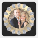 Recherche de 60 ans de mariage autocollants Élégant