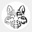 Suche nach schwarz weißer wolf aufkleber Wölfe