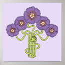 Suche nach violette blumen poster Schön